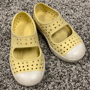 Yellow MaryJane Native Shoes (size 7)